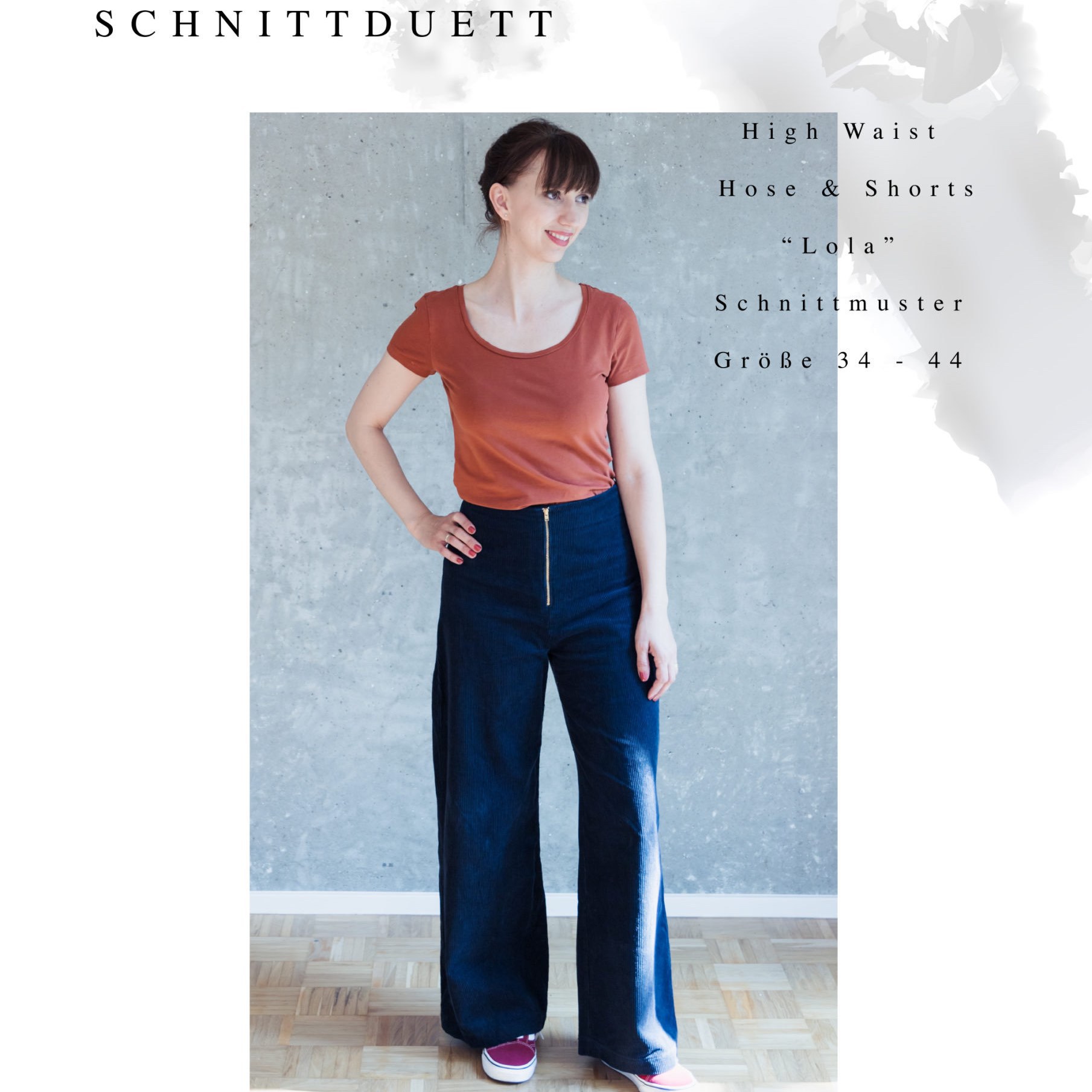 Atelier Goldfaden Hose Lola Schnittduett Sewing Pattern German